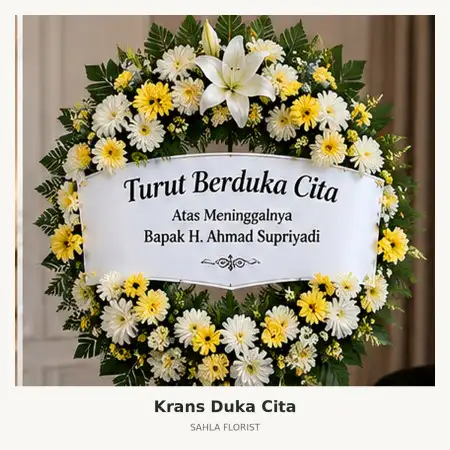 Krans Bunga Duka Wiyung